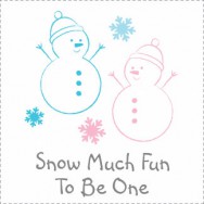 Snow Much Fun To Be One Birthday Invitations